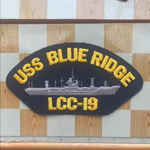 USS Blue Ridge LCC-19 Embroidered Patch